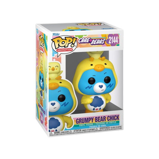 #2144 Grumpy Bear Chick Care Bears Easter Animation Funko Pop