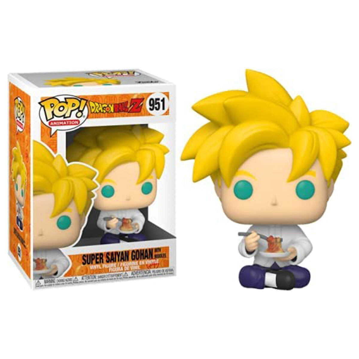#951 Super Saiyan Gohan with Noodles Dragon Ball Z DBZ Animation Funko Pop