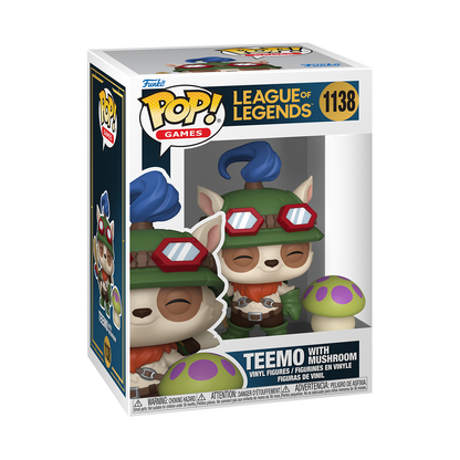 #1138 Teemo with Mushroom League Of Legends Games Funko Pop