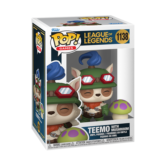 #1138 Teemo with Mushroom League Of Legends Games Funko Pop