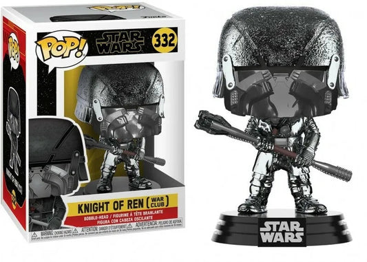 #332 Knight of Ren War Club CHROME Star Wars Funko Pop