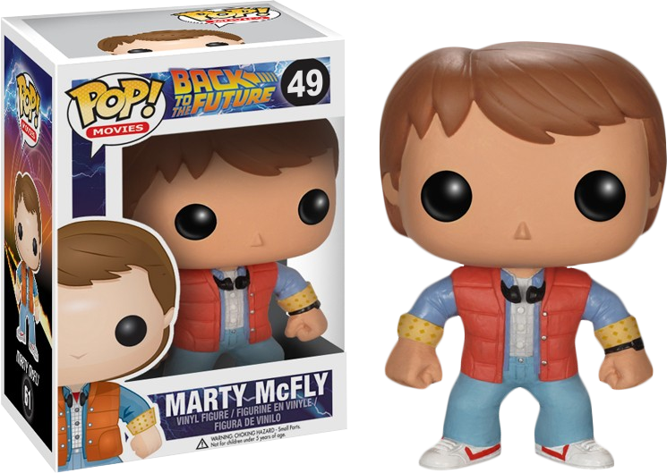 #49 Marty McFly Back to the Future Movies Funko Pop