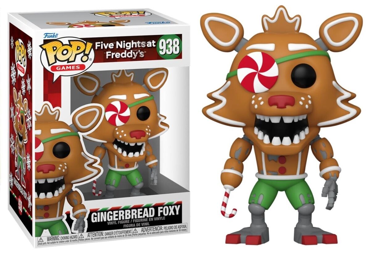 #938 Gingerbread Foxy FNAF Five Nights at Freddy's Games Funko Pop