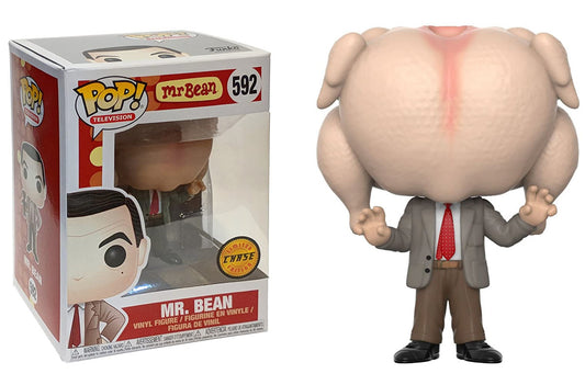 #592 Mr Bean Turkey Head CHASE Television Funko Pop