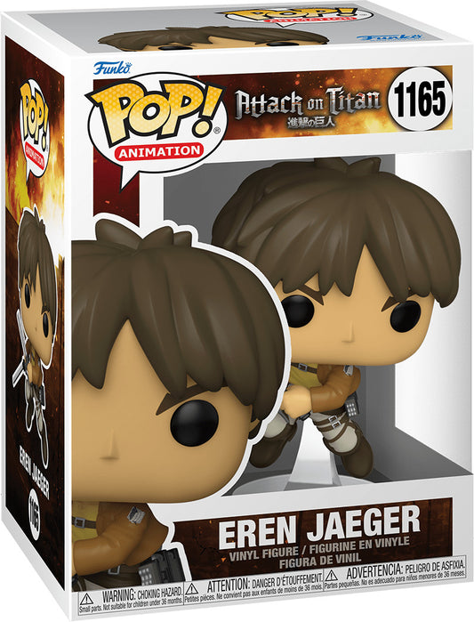 #1165 Eren Jaeger Attack on Titan Animation Funko Pop