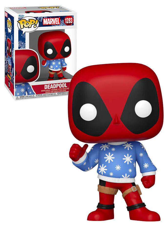 #1283 Deadpool Holiday Ugly Christmas Jumper / Sweater Marvel Funko Pop
