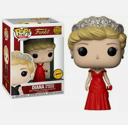 #03 Diana Princess of Wales CHASE Royals Funko Pop in Stack