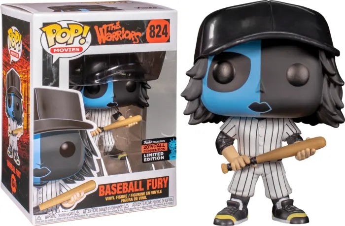 #824 Baseball Fury Blue 2019 FALL CONVENTION The Warriors Movies Funko Pop