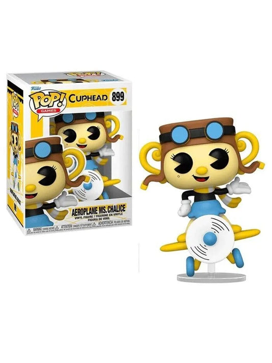 #899 Aeroplane Ms. Chalice Cuphead Games Funko Pop