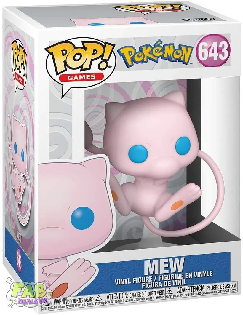 #643 Mew Pokemon Games Funko Pop
