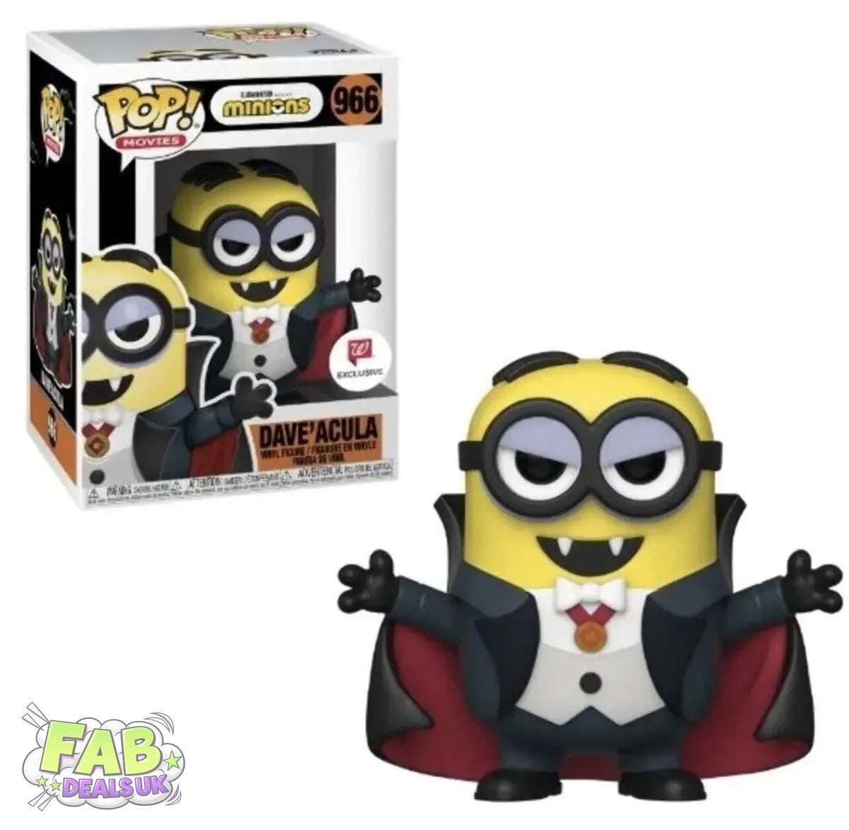 #966 Dave'acula WALGREENS Minions Movies Funko Pop