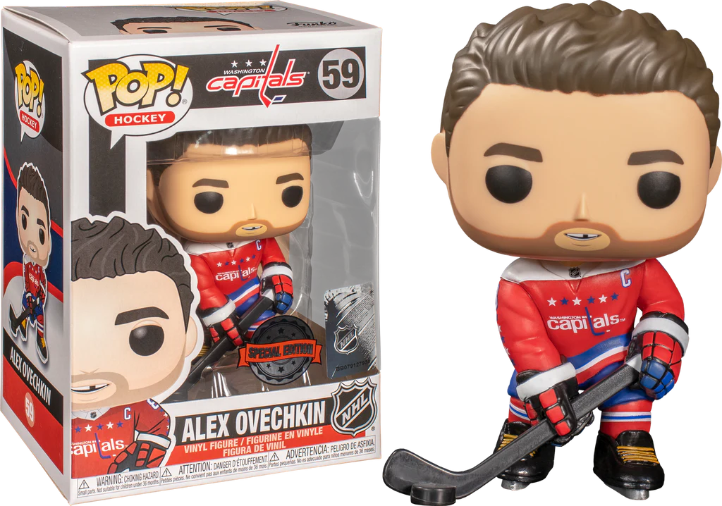 #59 Alex Ovechkin Washington Capitals Hockey Funko Pop