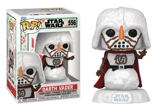#556 Darth Vader Snowman Christmas Holidays Star Wars Funko Pop