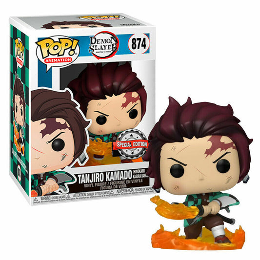 #874 Tanjiro Kamado Hinokami Kagura Dance Demon Slayer Animation Funko Pop