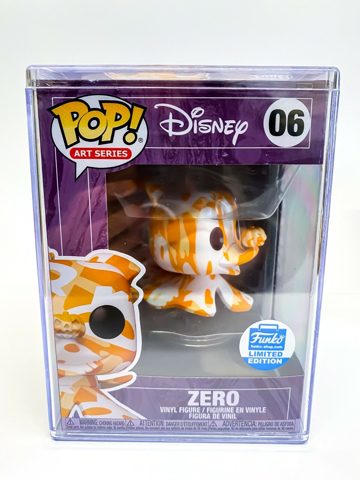 #06 Zero ART SERIES Nightmare Before Christmas NBC Disney Funko Pop in Stack