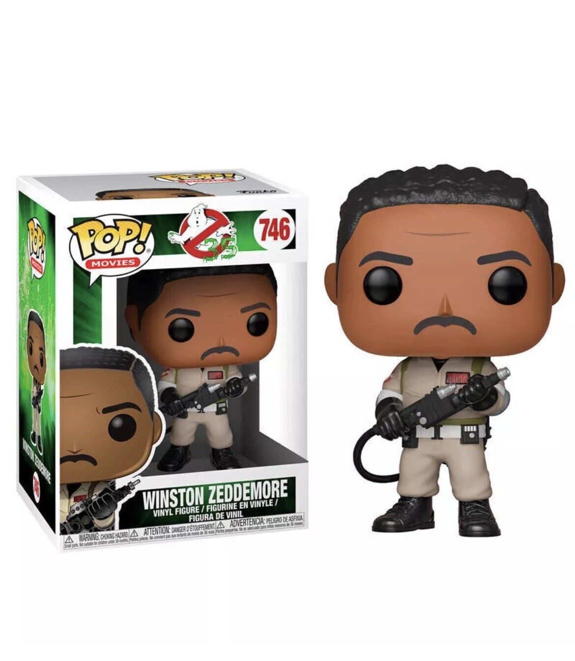 #746 Winston Zeddemore Ghostbusters Movies Funko Pop