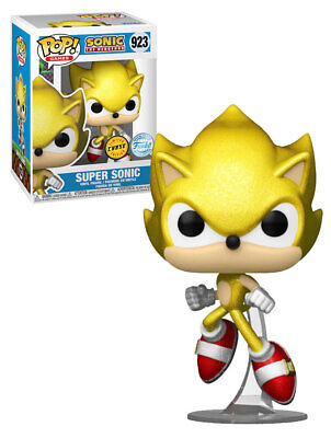 #923 Super Sonic CHASE Sonic The Hedgehog Games Funko Pop