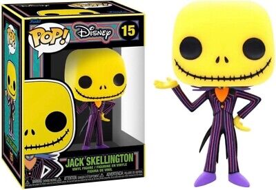 #15 Jack Skellington Blacklight Nightmare Before Christmas NBC Disney Funko Pop