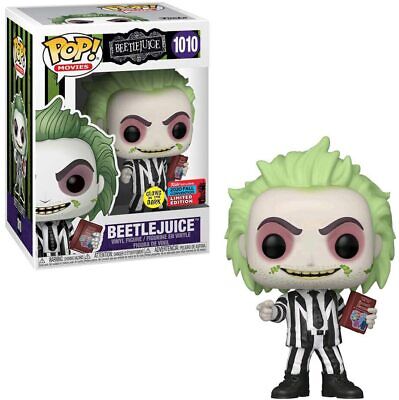 #1010 Beetlejuice GLOW 2020 FALL CONVENTION Horror Movies Funko Pop in Stack