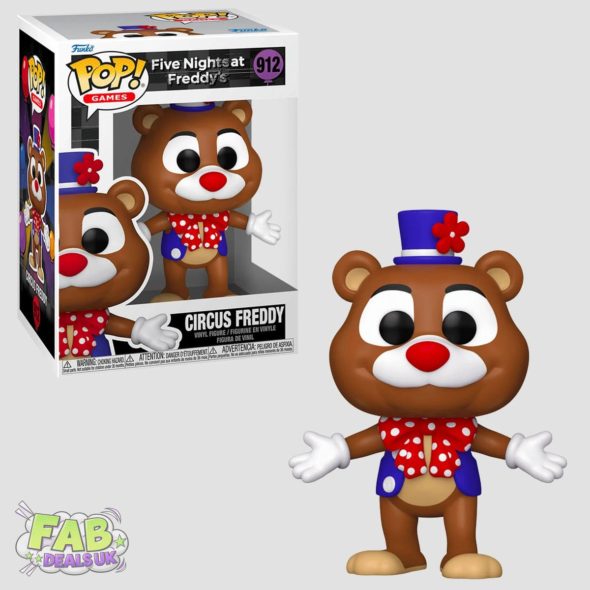 #912 Circus Freddy Five Nights at Freddy's FNAF Games Funko Pop