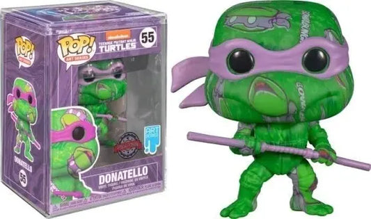 #55 Donatello Art Series Teenage Mutant Ninja Turtles Television Funko Pop in Stock