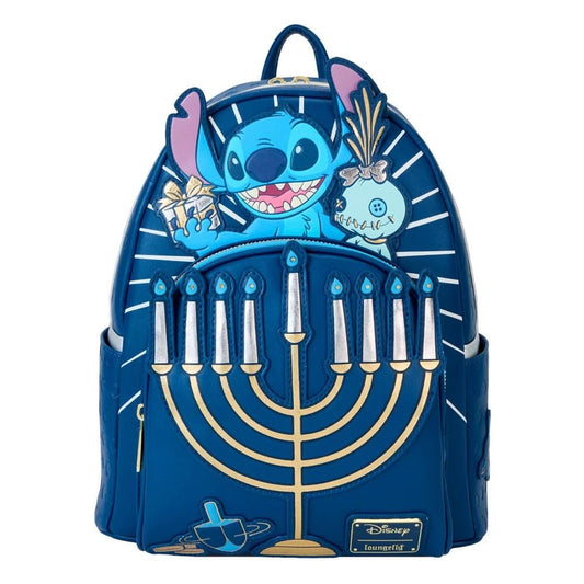 Stitch Hanukkah Menorah Light Up Loungefly Mini Backpack