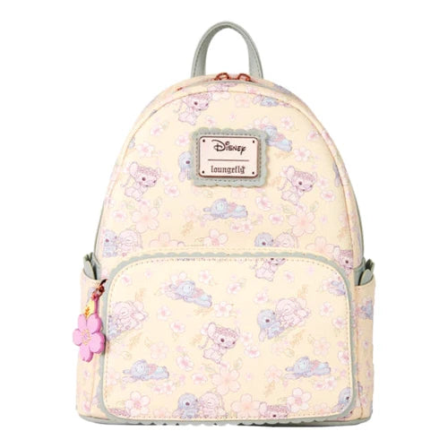 Disney Cute Stitch Cherry Blossom Loungefly Mini Backpack