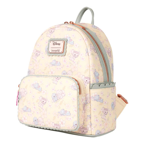 Disney Cute Stitch Cherry Blossom Loungefly Mini Backpack
