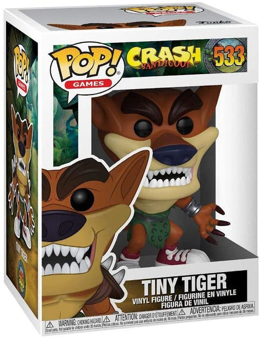 #533 Tiny Tiger Crash Bandicoot Games Funko Pop